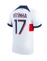 Paris Saint-Germain Vitinha #17 Vieraspaita 2023-24 Lyhythihainen